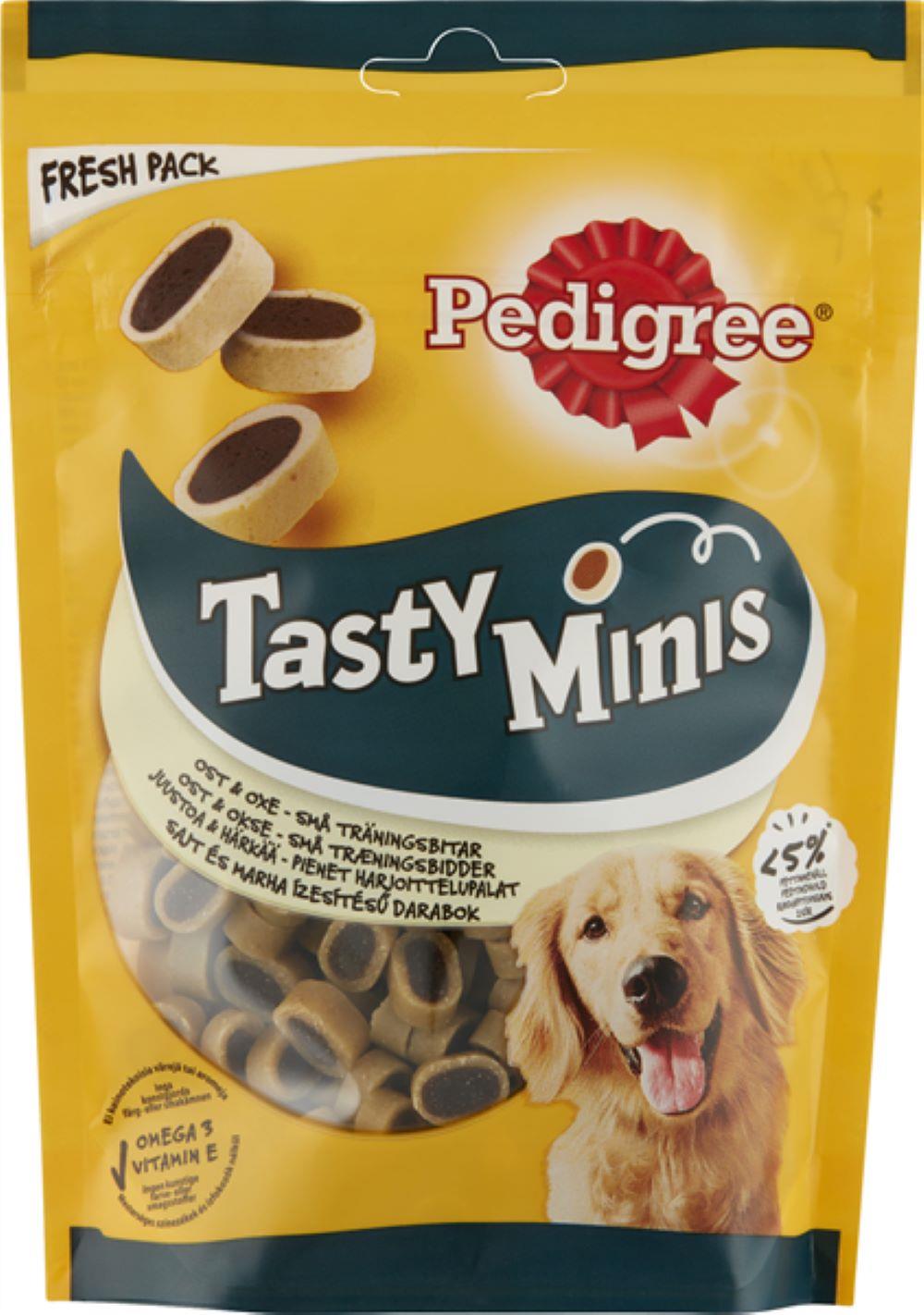 Pedigree Tasty Minis Etli ve Peynirli Köpek Ödül Maması 140 gr