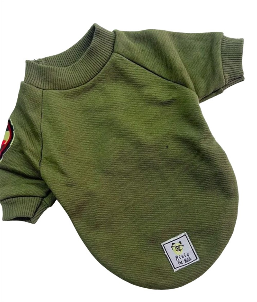 Kuru Kafalı ÇOK KÜÇÜK Köpek Sweatshirtü (1,5 kg – 2,5 kg arasındaki köpeklere uygun)