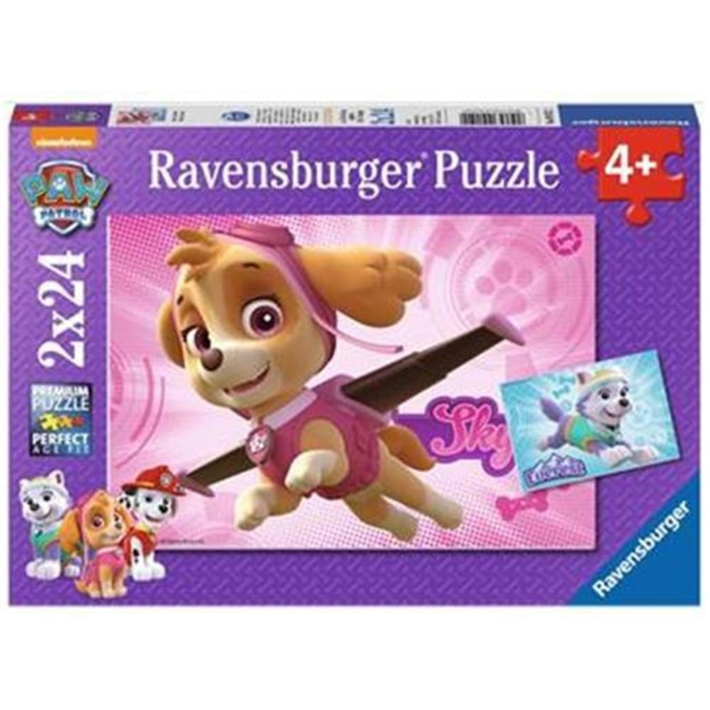 Paw Patrol Puzzle 2 x 24 Parça (Ravensburger)