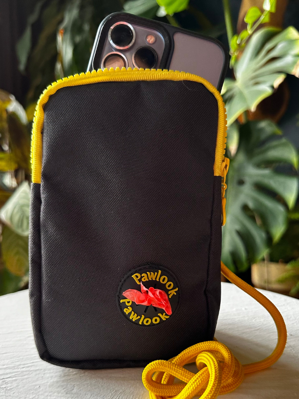 Pawlook Siyah Cep Telefonu Çantası - Köpek Kaka Poşeti Çantası
