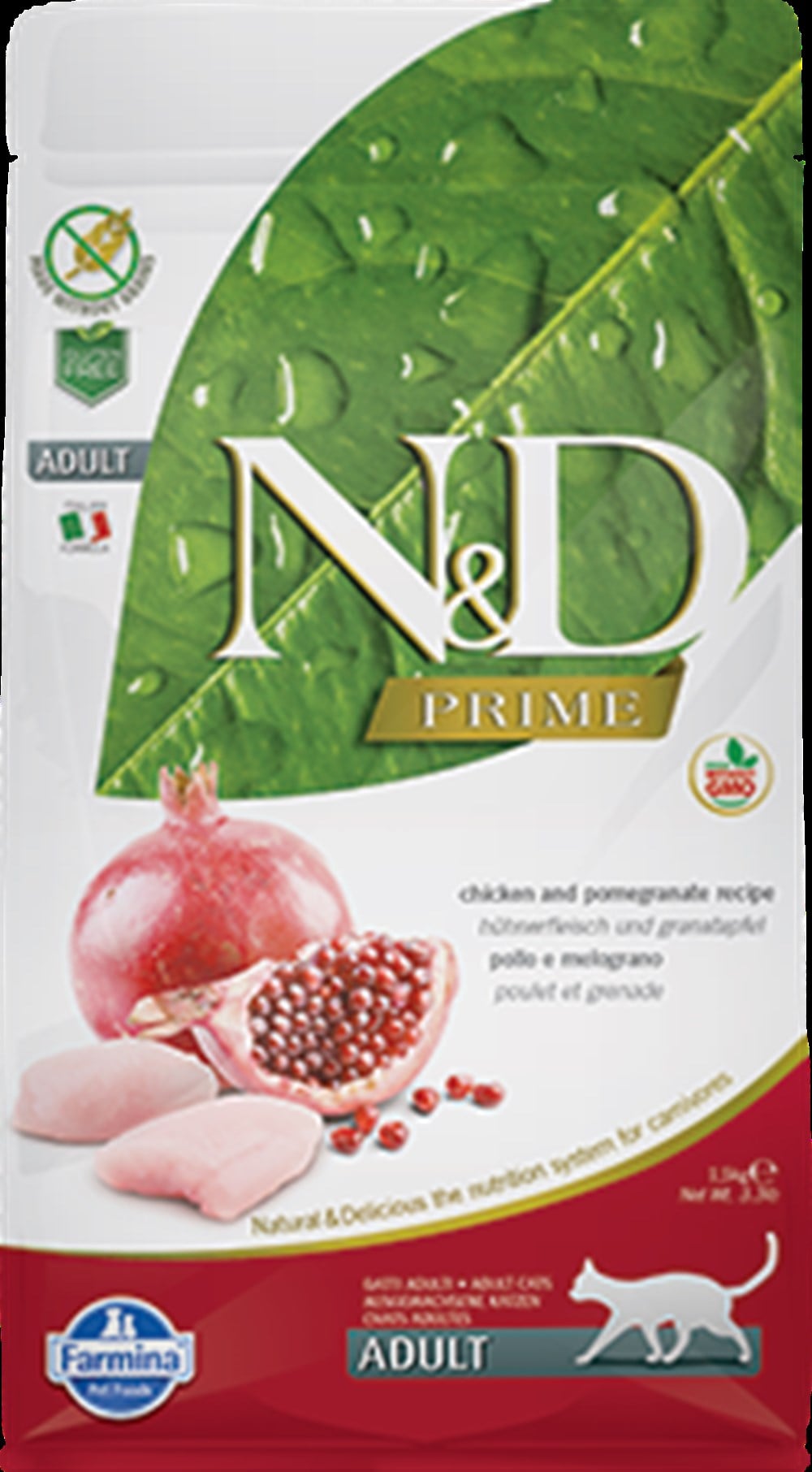 N&D Prime Tahılsız 1,5 kg Tavuklu Narlı Yetişkin Kedi Maması