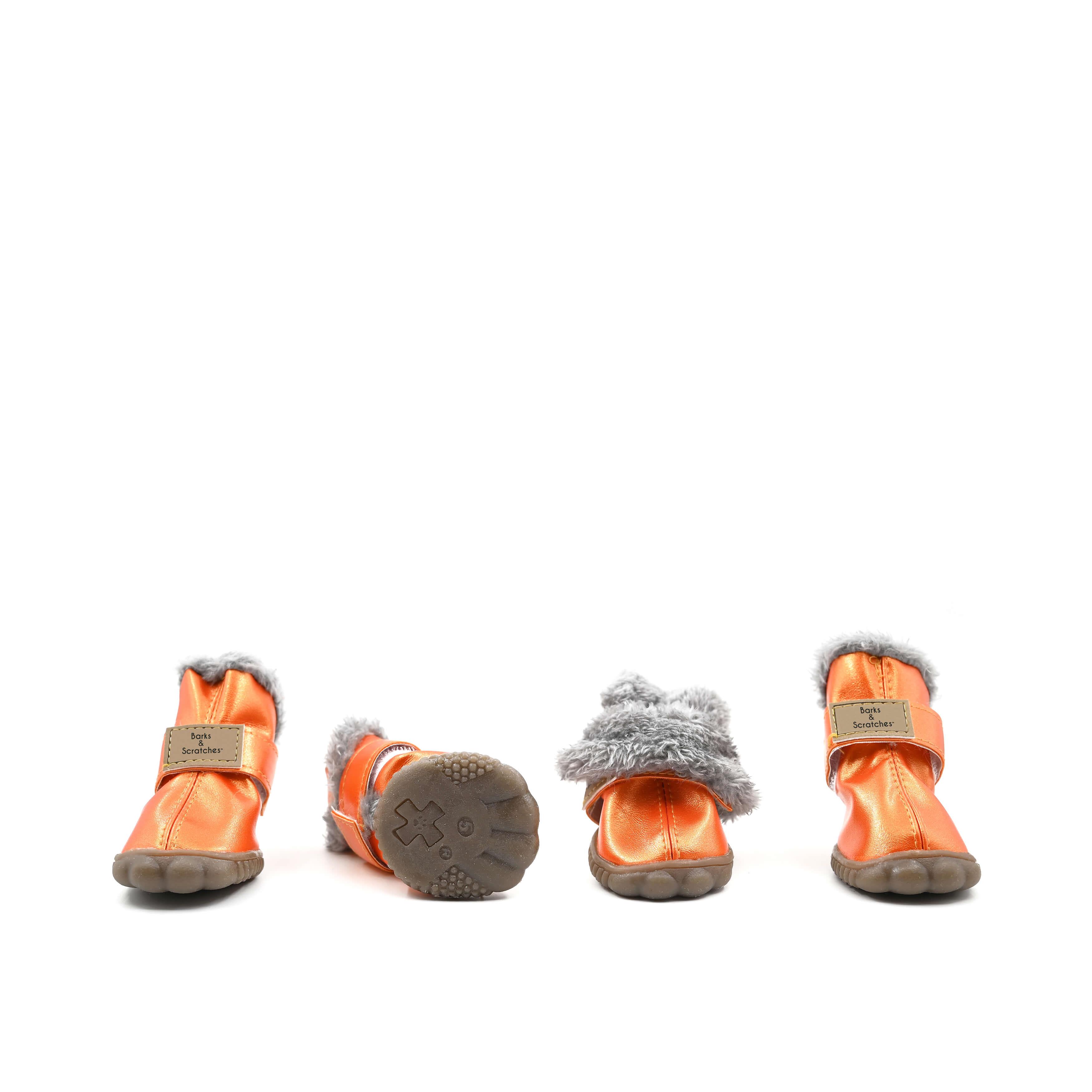Barks&Scratches Turuncu Köpek Ayakkabısı-4