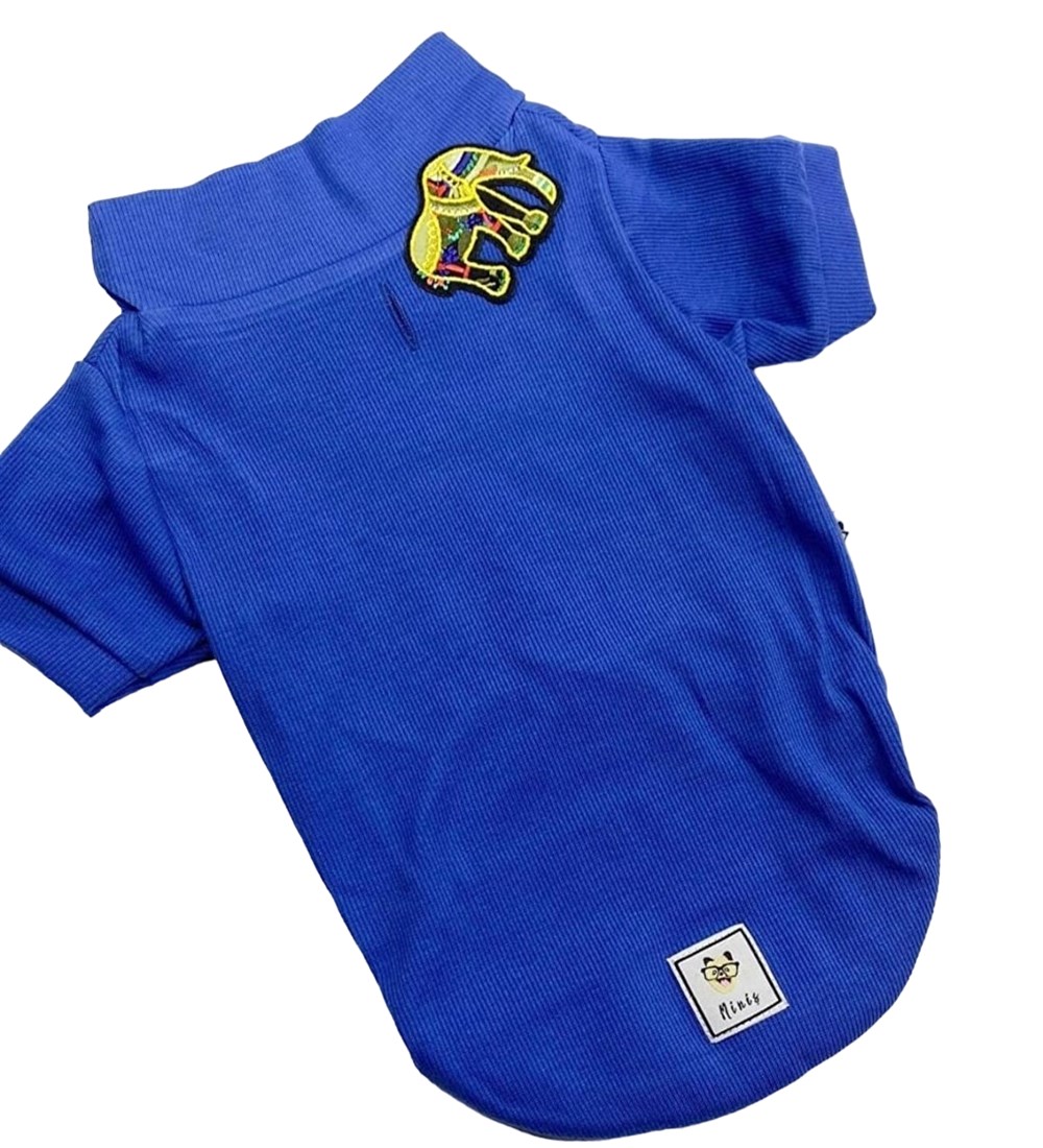 Elephant Indigo Esnek Basic Kaşkorse Köpek Sweatshirtü (6,5 kg-13 kg arası köpeklere uygun bedenlerde)