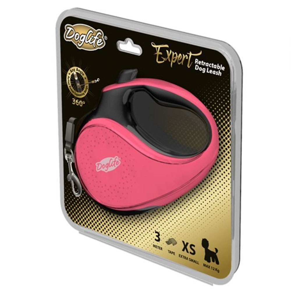 Doglife Otomatik Tasma XS, 3 m Şerit Max 12 kg