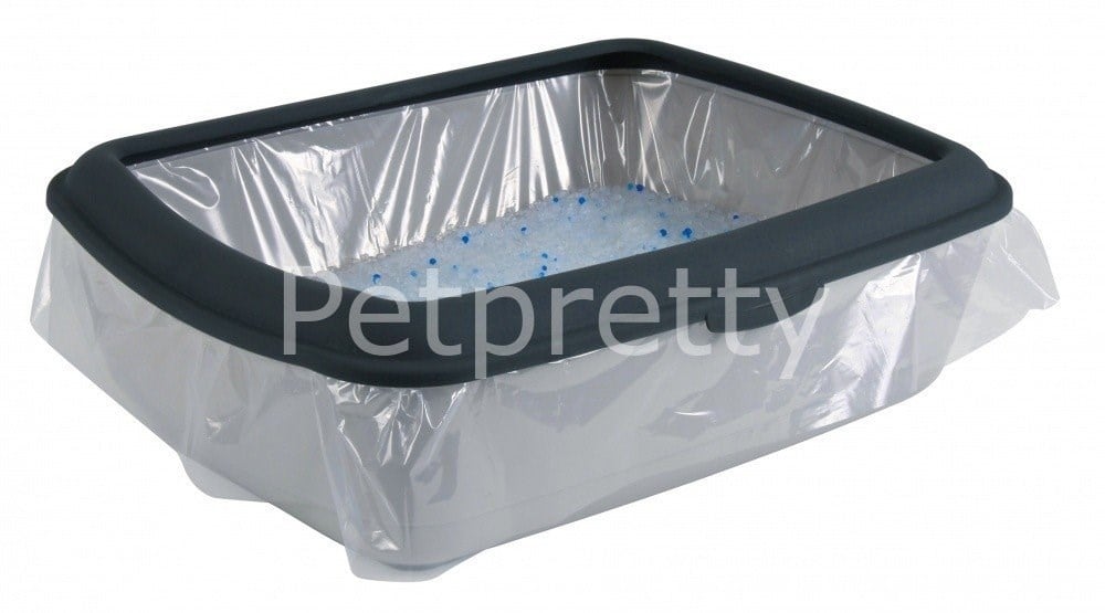 Dayanıklı Kedi Kum Kabı Torbası 55x43 cm 10'lu