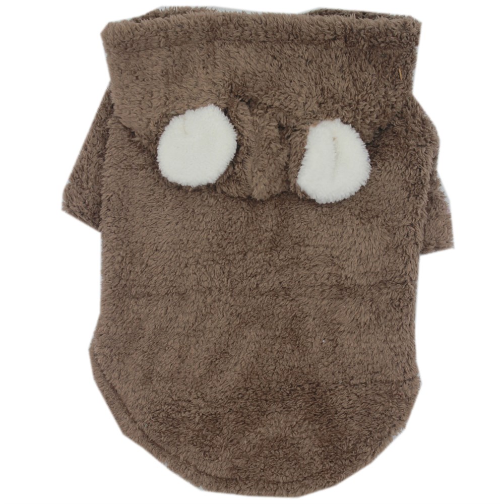 Pawstar Bej Chinchilla Peluş Küçük Irk Köpek Sweatshirtü