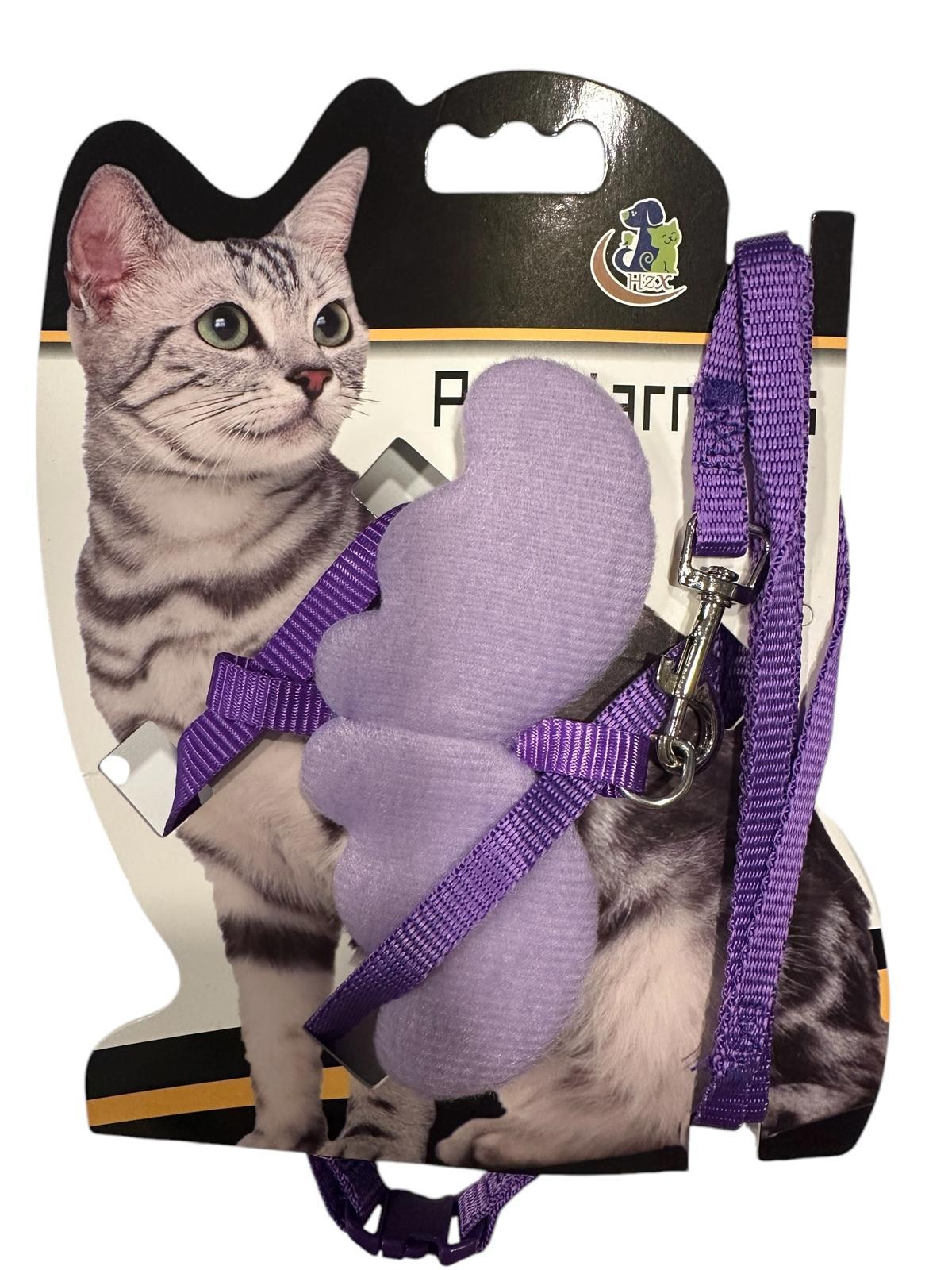 Lilac Angel Kedi ve Küçük Irk Köpek Tasma Seti (Göğüs: 25 cm-40 cm)