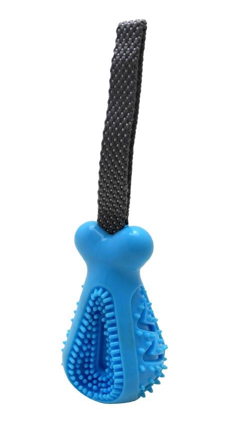 Gimdog Bone TPR, Çekiştirmeli Köpek Oyuncağı Mavi 22 cm