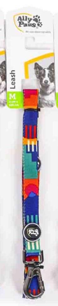 Ally Paws Kilitli Colors Köpek Gezdirme Kayışı 120 cm x 2 cm