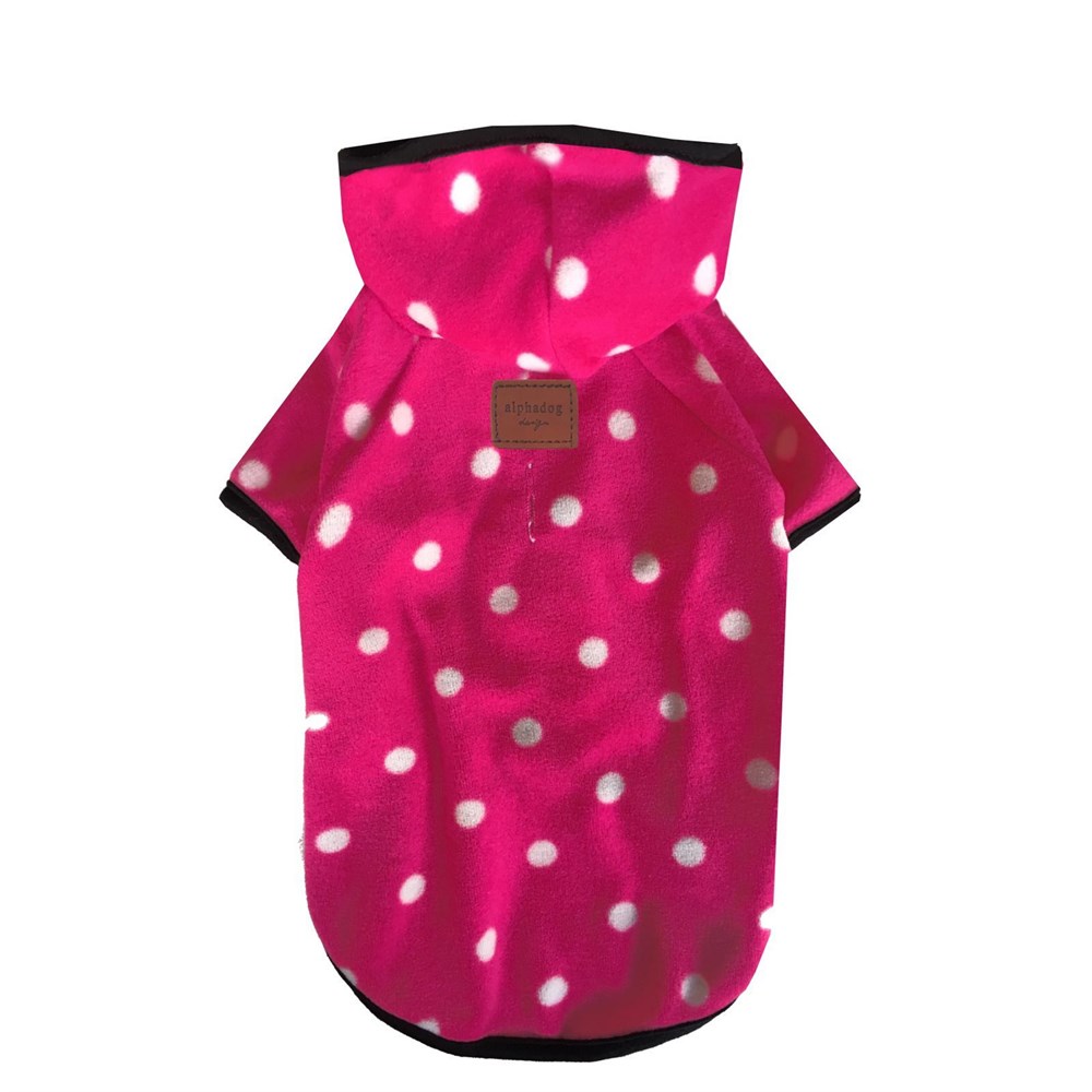 Alphadog Polka Kapüşonlu Köpek Poları