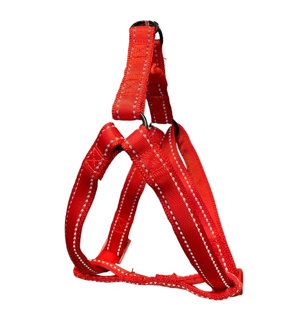 Red Reflektörlü Küçük-Orta Irk Köpek Göğüs Tasması (Göğüs: 50 cm x 70 cm)