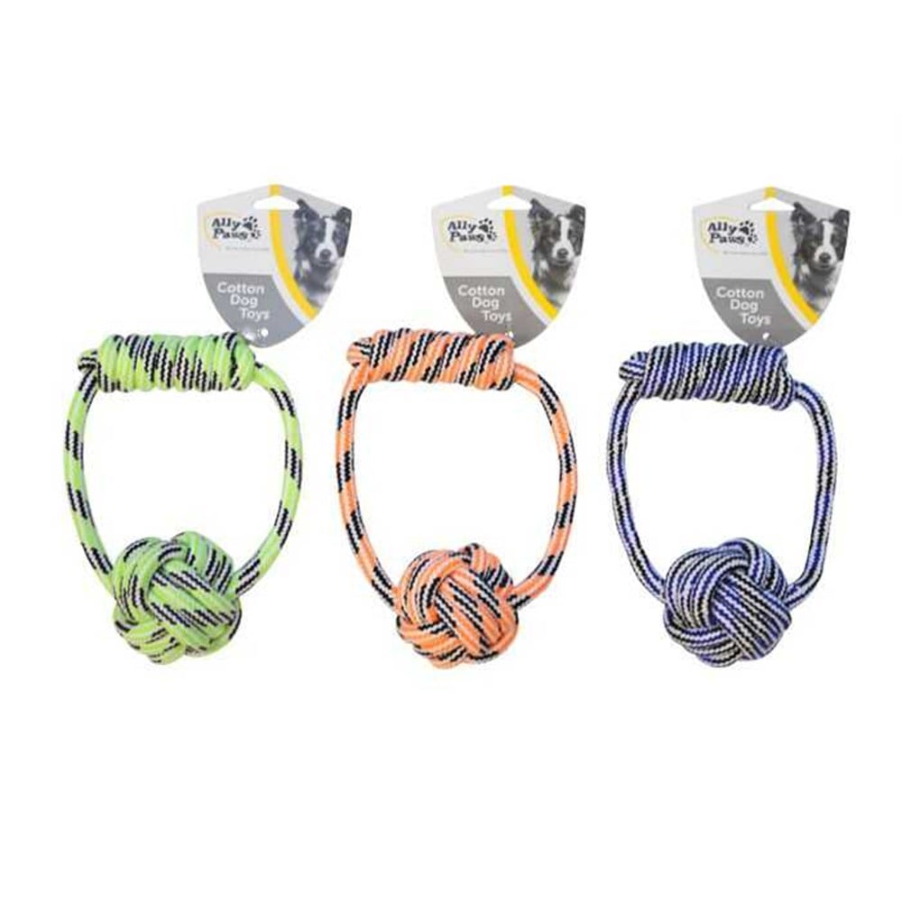 Ally Paws Düğümlü ve Toplu Köpek Diş İpi 18 cm (1 Adet)