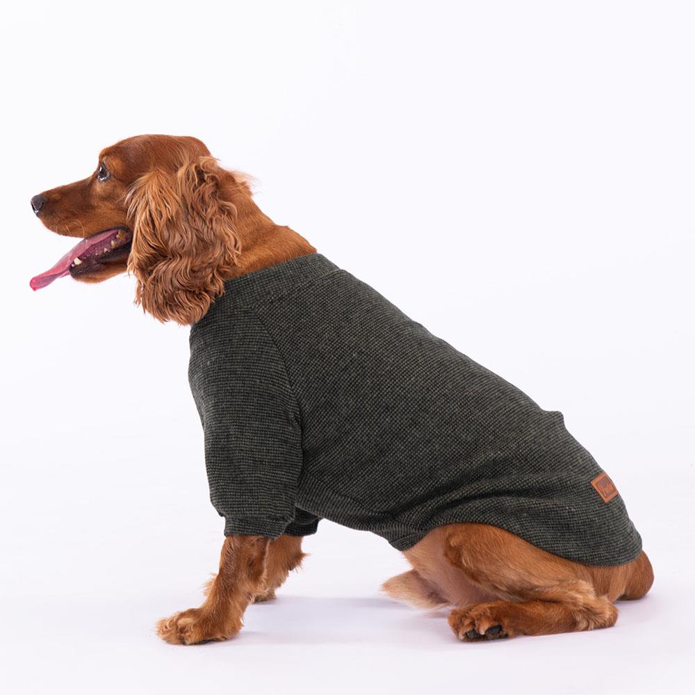 Pawstar Haki Esnek, Küçük Irk Triko Köpek Kazağı (2,5 kg-11 kg arasına uygun bedende)