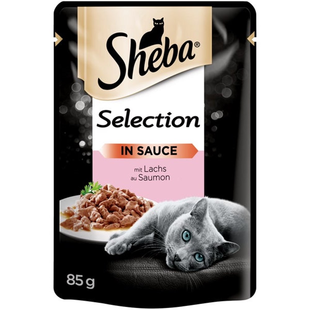 Sheba Selection 85 gr Somonlu Konserve Kedi Maması