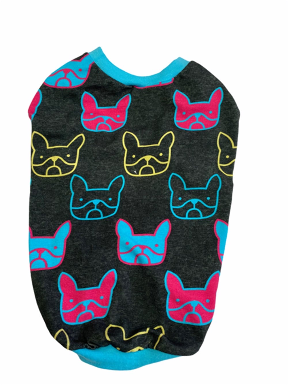 French Bulldog Heads Penye T-shirt