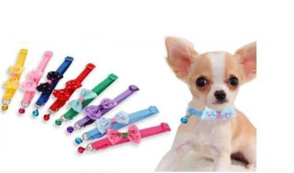 Kedi ve Küçük Köpek için Fiyonklu Boyun Tasması (1 Adet)