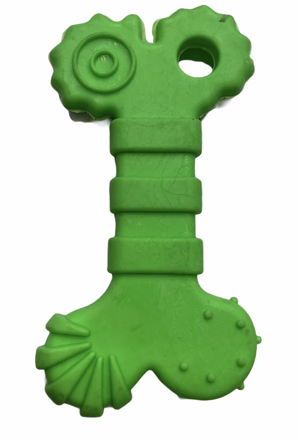 Doglife Yeşil Kauçuk Kemik Köpek Diş Kaşıma Oyuncağı 10 cm