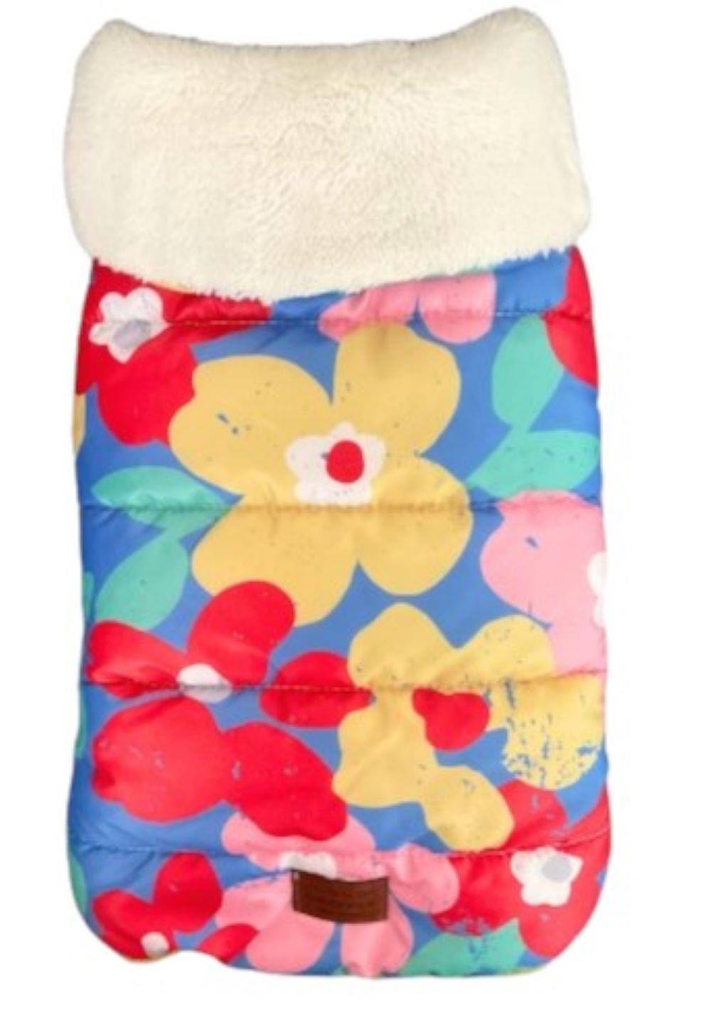 Gedyco Flowers, Peluşlu Su İtici Küçük Irk Köpek Yağmurluğu