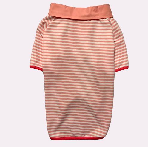 Gedyco Pudra Striped Polo Köpek T-shirtü