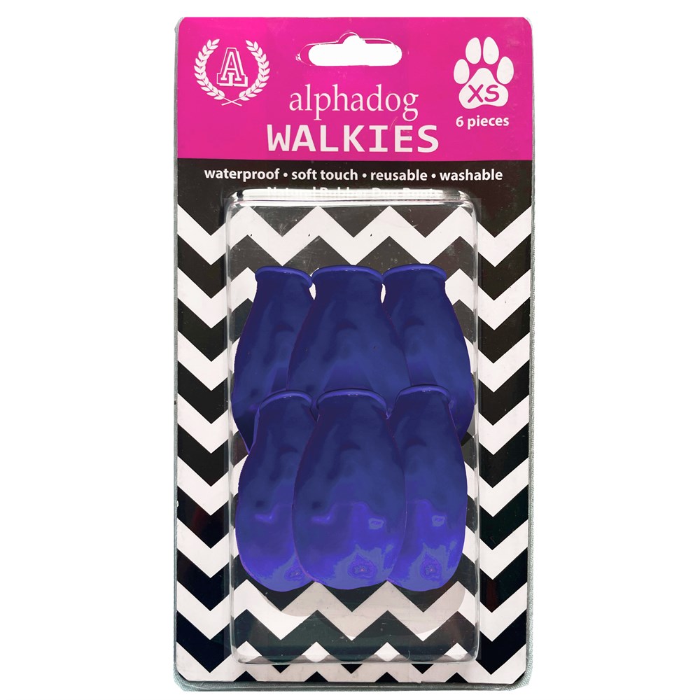 Alphadog Lacivert Köpek Galoşu 6 Adet