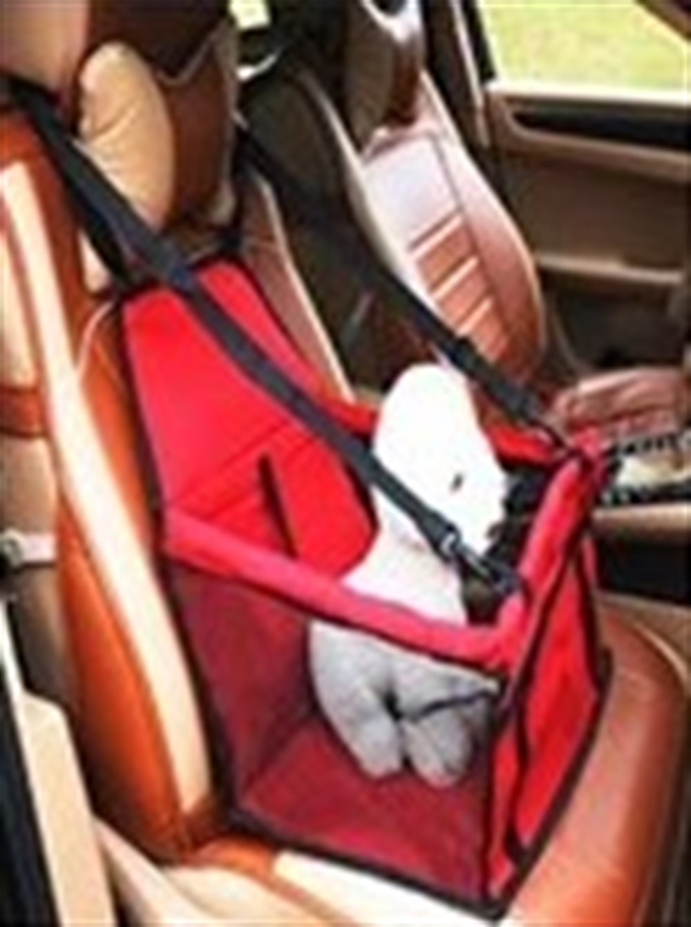 Araç içi Kedi ve Köpek Seyahat Çantası Kırmızı