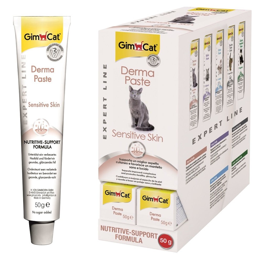 Gimcat Derma Paste Hassas Cilt için Kedi Macunu 50 gr