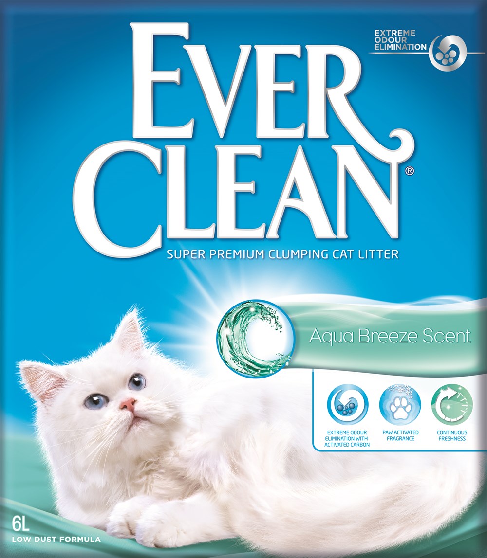 Ever Clean 6 lt Aqua Breeze Topaklanan Kedi Kumu