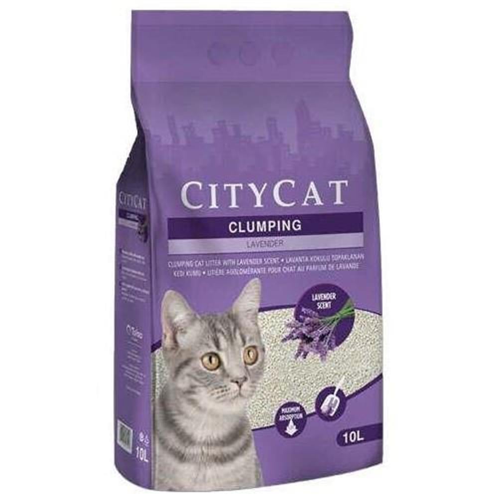 Sanicat City Cat Aktif Karbonlu 10 Lt Topaklanan Kedi Kumu 