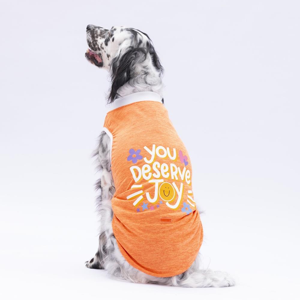 Pawstar Orange Joy Orta-Büyük Irk Köpek T-shirtü