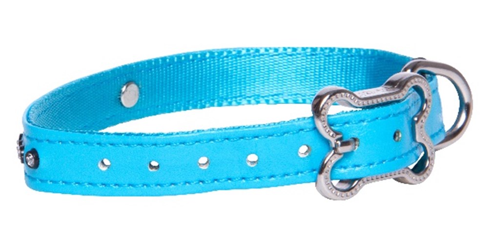 Rogz Luna Mavi Deri Boyun Tasması S 22 - 29 cm