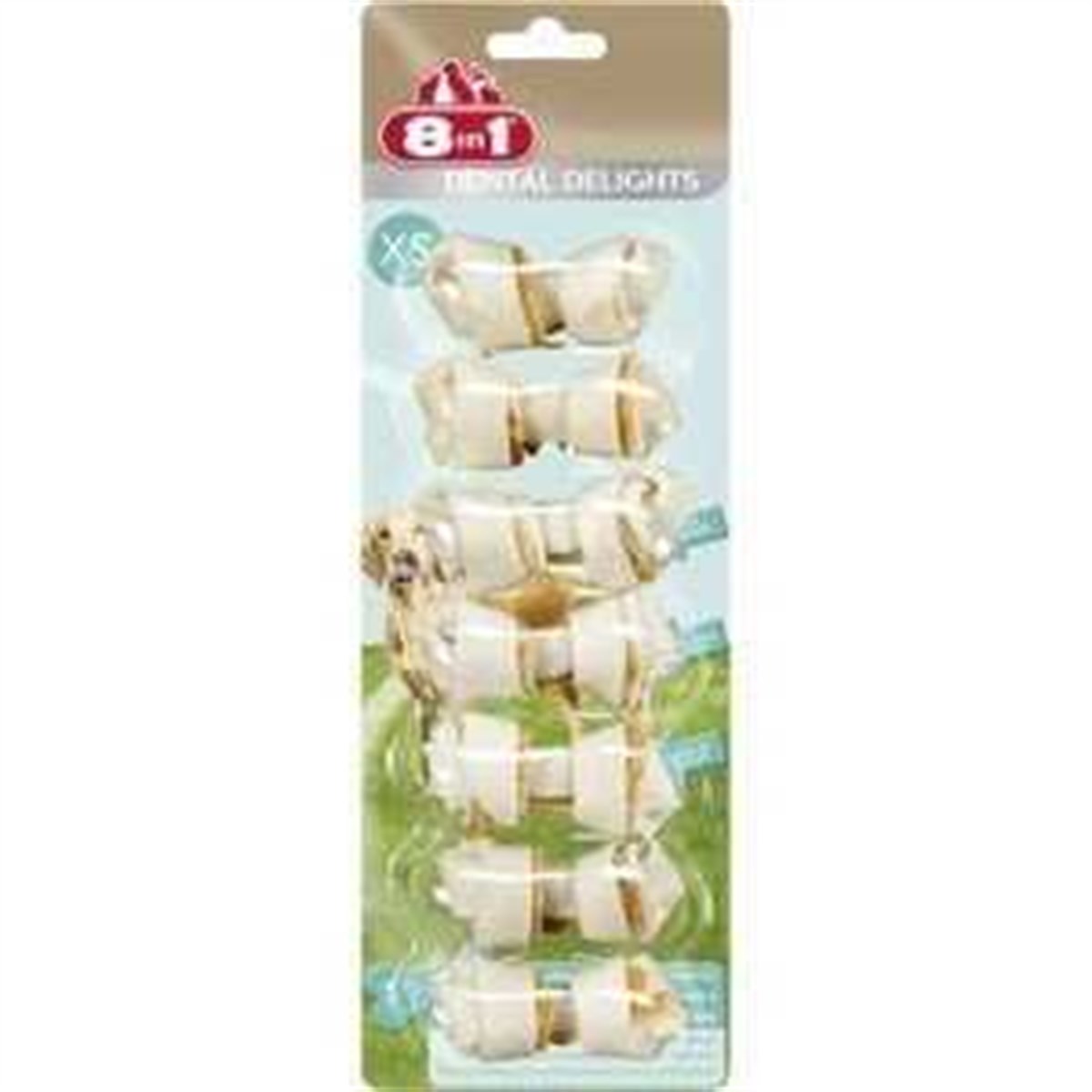 8 İn 1 Delights Bones Pro Dental Agız Bakım Kemiği Xs Boy 7Li 84 Gr