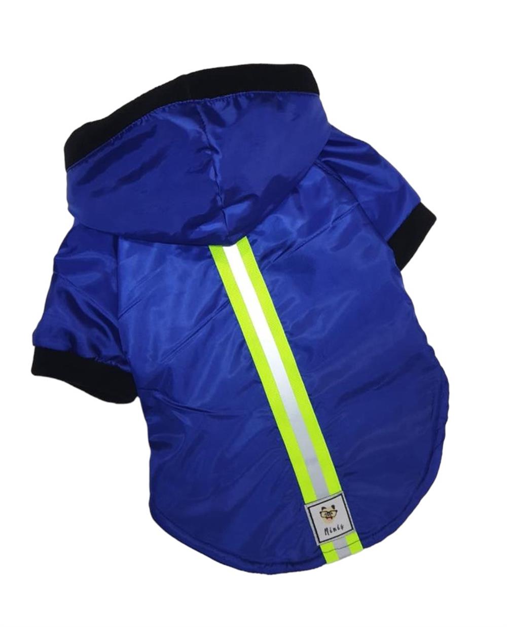 Su Geçirmez, Polarlı Küçük Köpek Yağmurluğu Sax (4,5 kg - 14 kg arasına uygun bedenlerde)