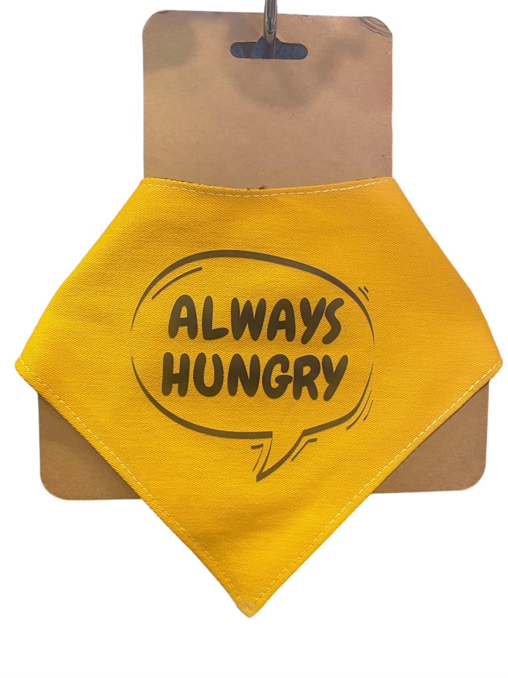 Always Hungry Mustard Köpek Bandanası Standart Beden