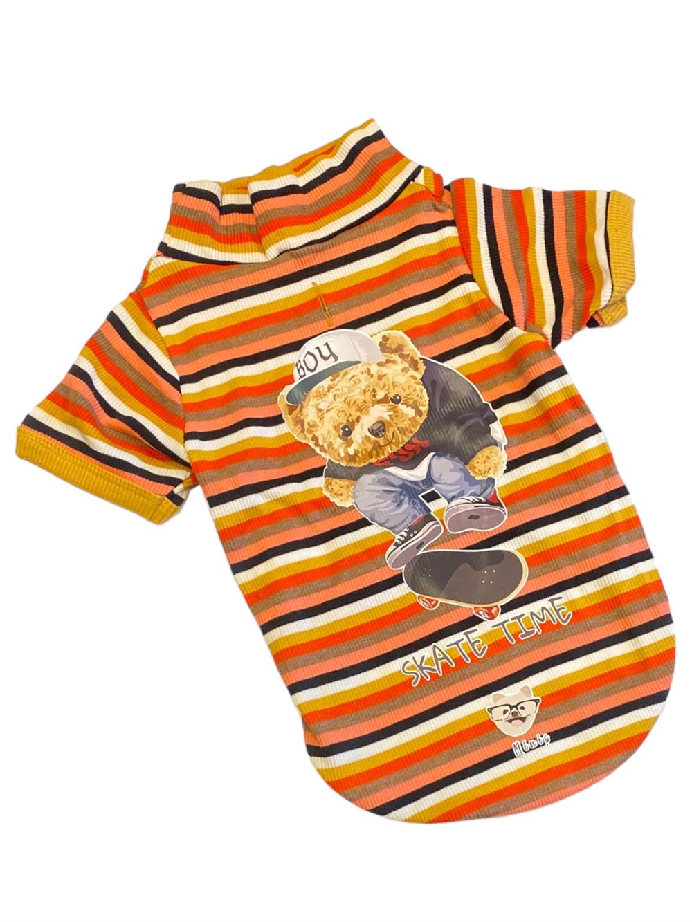 Skater Teddy Küçük Köpek Trikosu (2,5 kg - 13 kg arasına uygun)