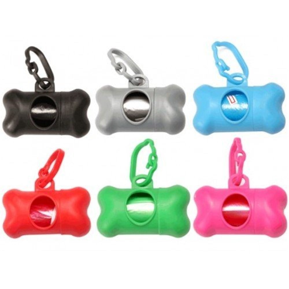 Kemik Şekilli Tuvalet Poşet Rezerv Kutusu Renkli