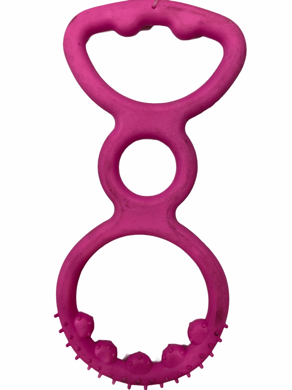 Tutmaçlı Köpek Oyuncağı 19 cm Pembe