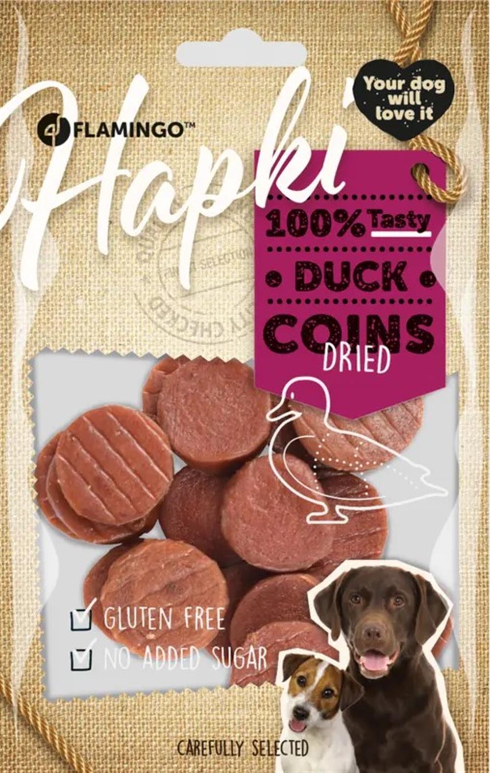 Flamingo Hapki Duck Coins Ördekli Şekersiz Köpek Ödülü 85 gr