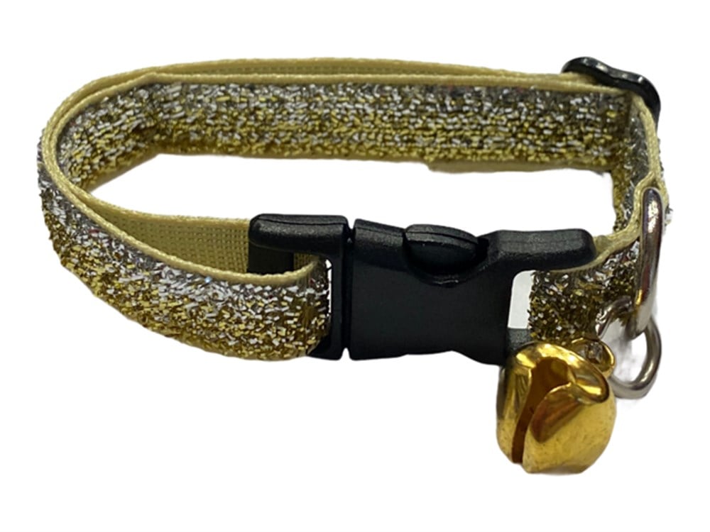 Zilli Dore Lame Simli Kedi Boyun Tasması