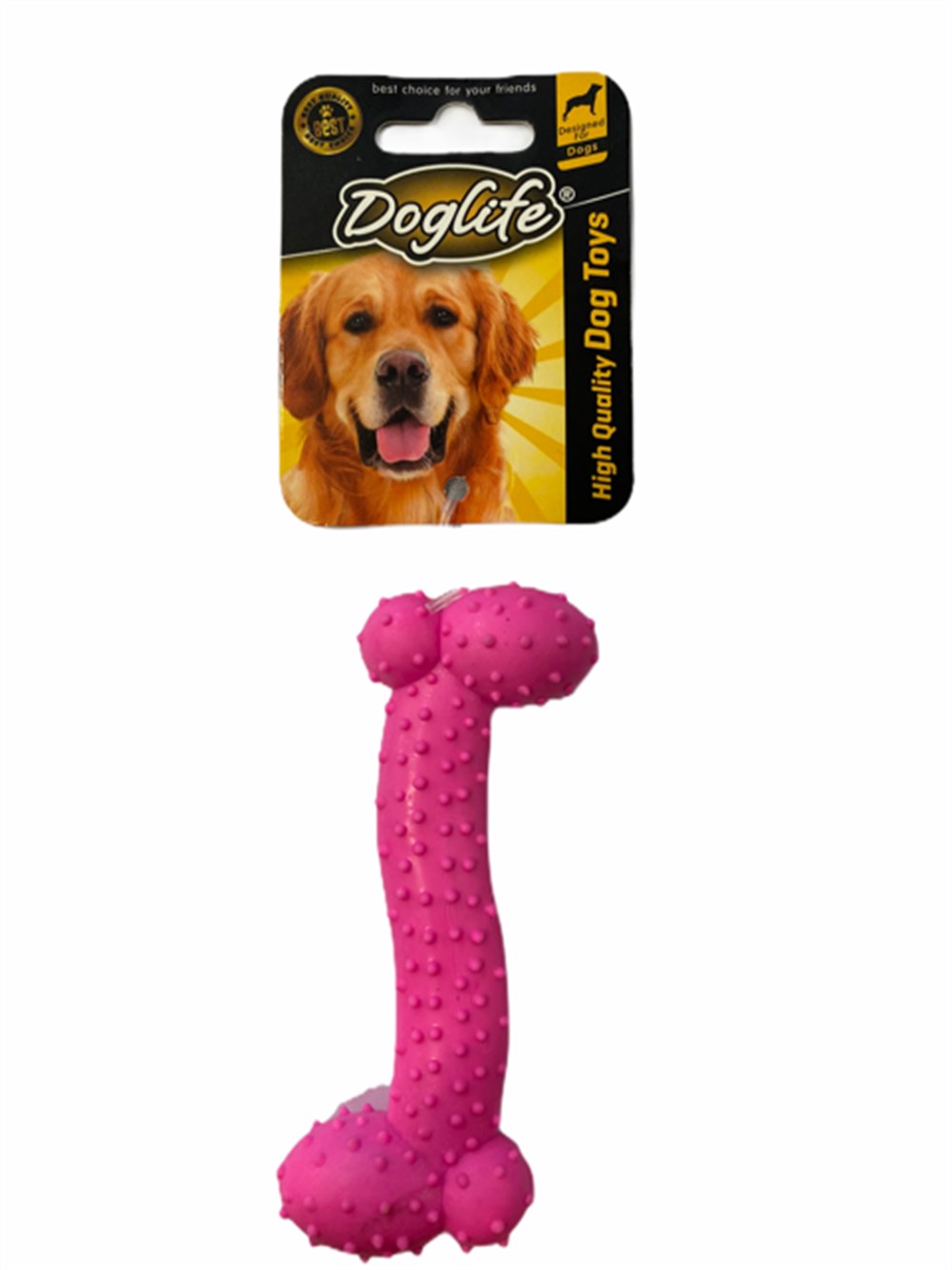 Doglife Kauçuk Köpek Diş Kaşıma Oyuncağı Kemik 10 cm
