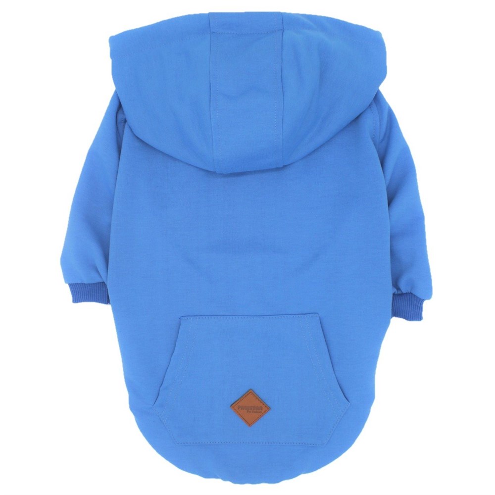 Pawstar Orta ve Büyük Irk Köpekler için Kapüşonlu Sweatshirt Blue