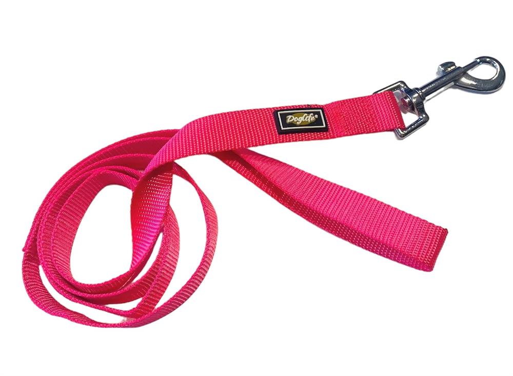 Light Form Köpek Gezdirme Tasması Pembe (2 cm x 120 cm)