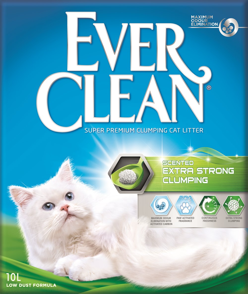 Ever Clean 10 lt Extra Strong, Scented - Ekstra Güçlü, Esanslı, Topaklanan Kedi Kumu
