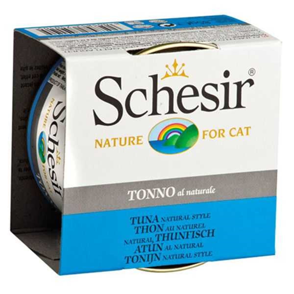 Schesir Suda Pişirilmiş Ton Balıklı Konserve Kedi Maması 85 gr