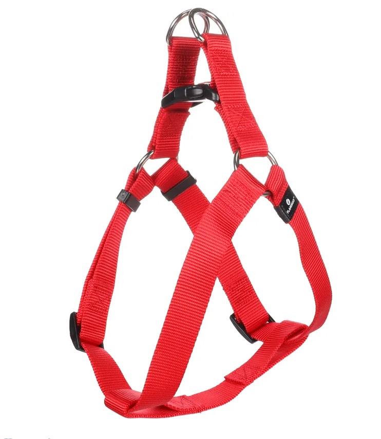 Flamingo Ziggi Kilitli Üçgen Köpek Göğüs Tasması, Göğüs: 40-70 cm Kırmızı