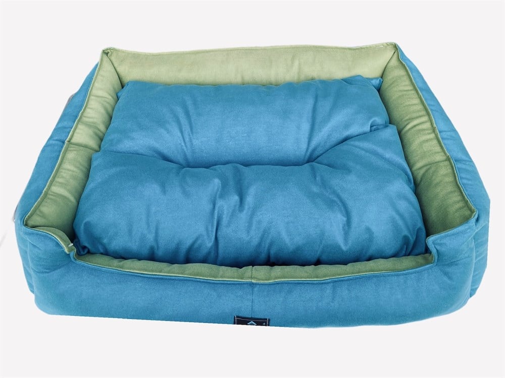 Premium Dark Turquoise Kedi ve Köpek Yatağı 90 x 70 x 20 cm