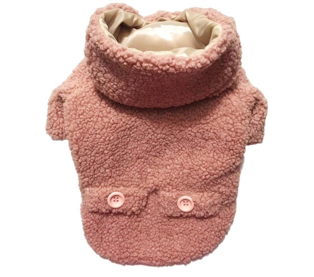 Gedyco Teddy Pudra Küçük Köpek Peluş Kabanı