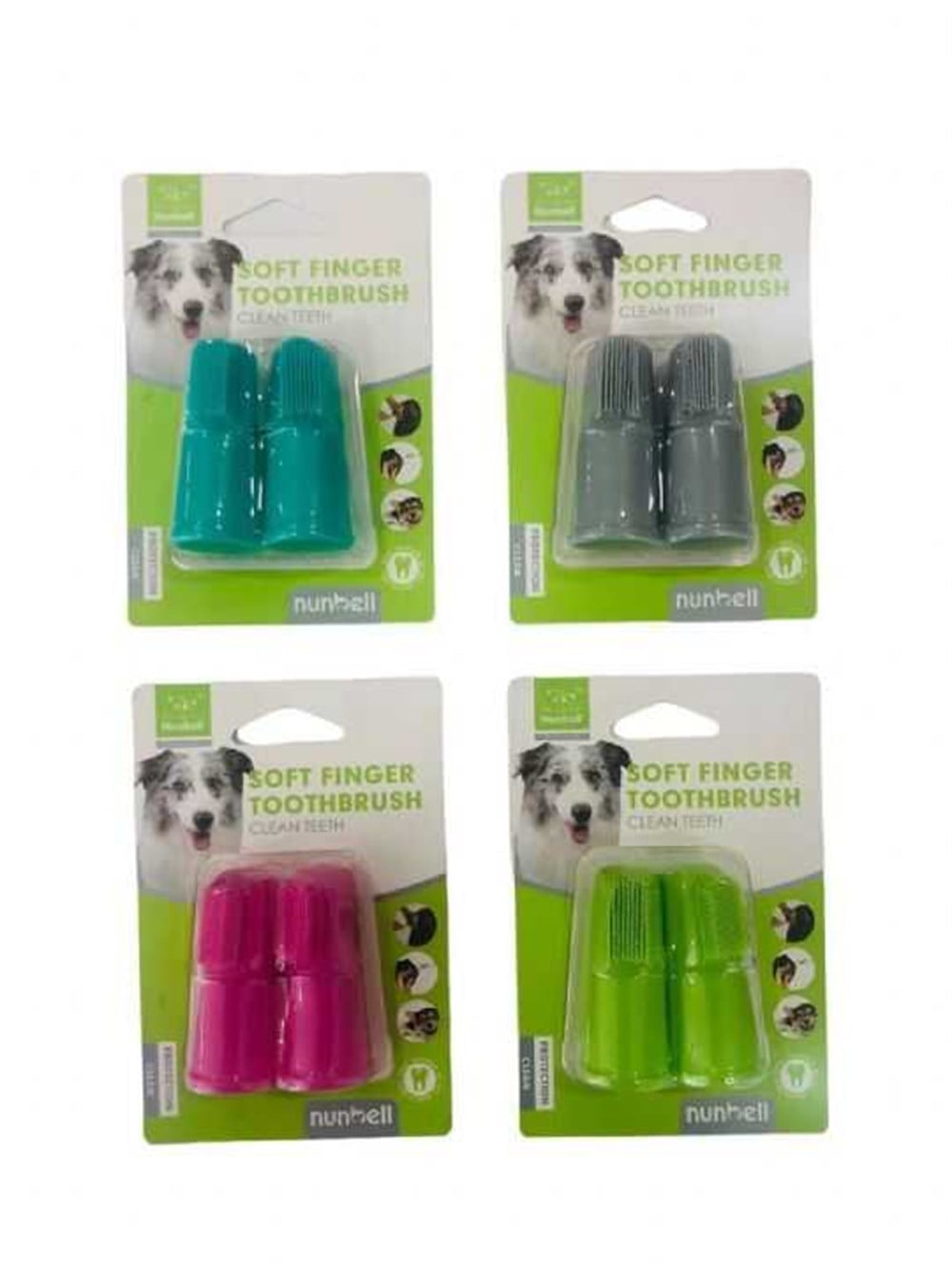 Nunbell Kedi ve Köpek Parmak Diş Fırçası 2 Adet