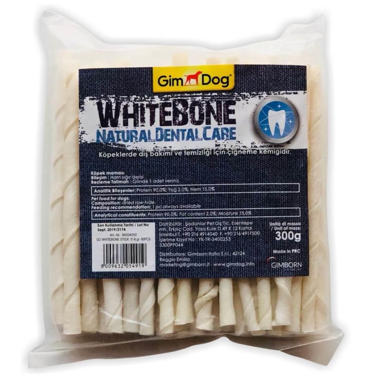Gimdog Mordimi Burgu Çubuk 6 gr 50'li Beyaz 300 gr