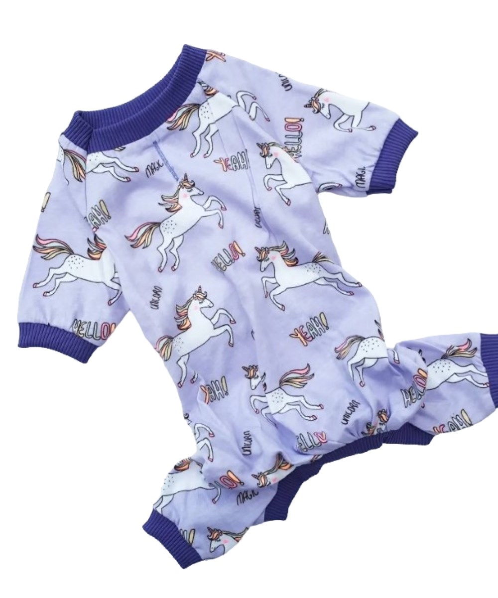 Unicorn Esnek Penye Küçük Irk Köpek Tulumu (1 - 13 kg arası köpeklere uygundur)