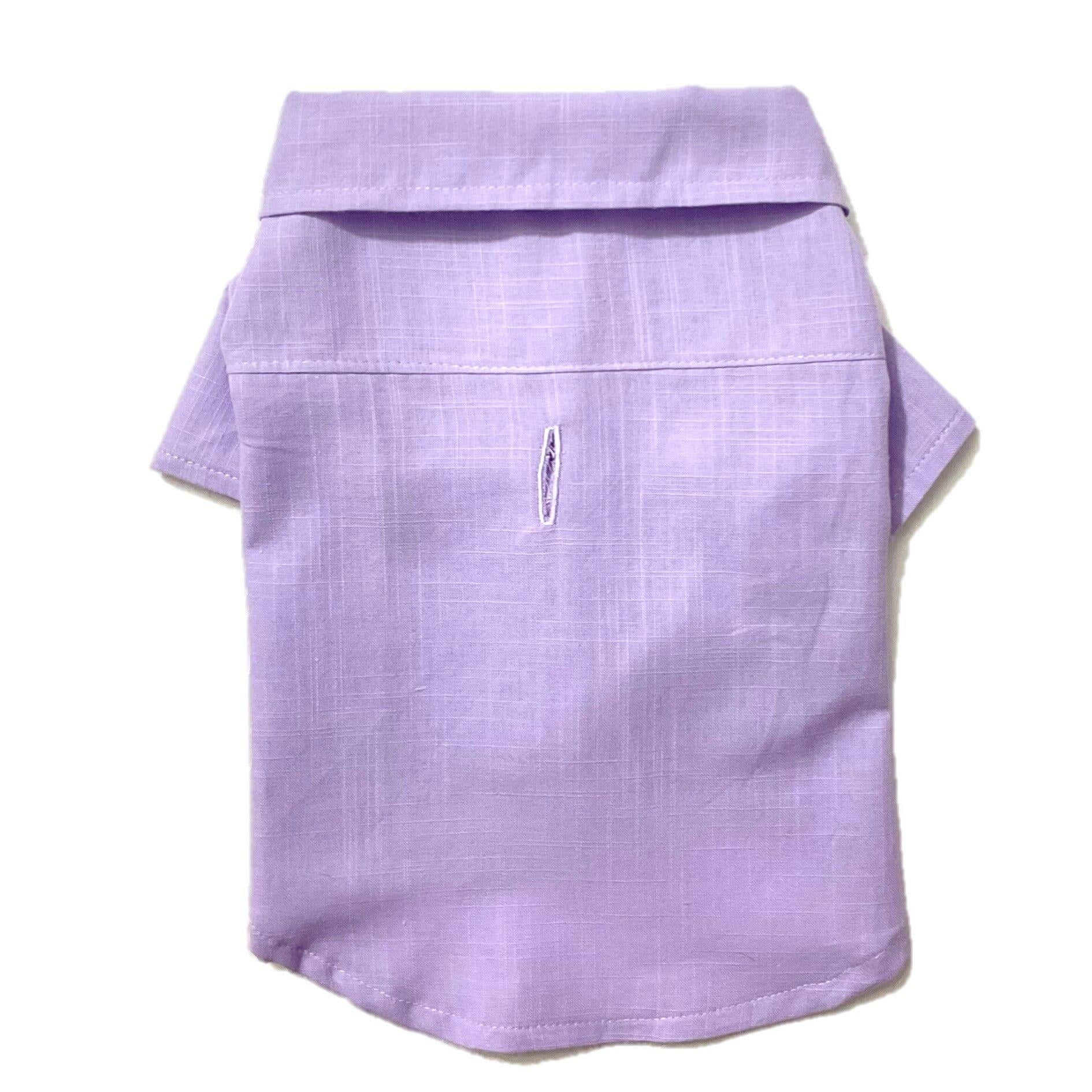 Gedyco Lila Keten Küçük Irk Köpek Gömleği
